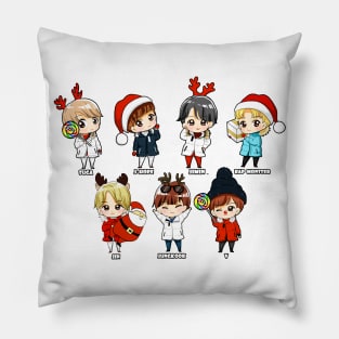 KPOP BTS CHIBI CHRISTMAS Pillow