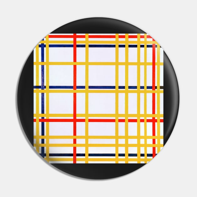 New York City by Mondrian Pin by MurellosArt