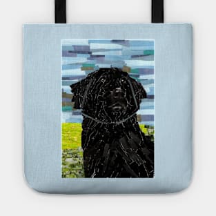 Newfoundland Dog Collage Tote