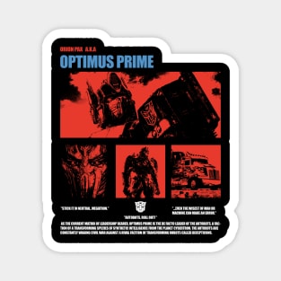 Optimus Prime AKA orion Pax Magnet