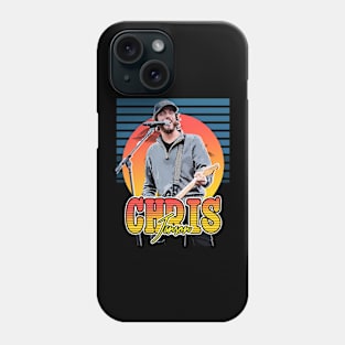 Retro Flyer Style Chris Janson Fan ART Design Phone Case