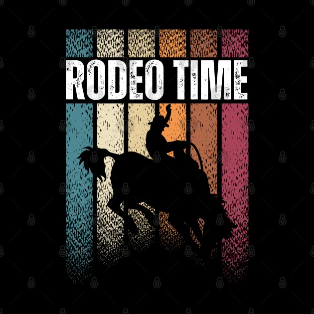 Rodeo Time Bareback Riding Cowboy by jackofdreams22