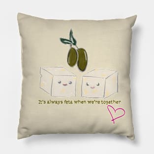 Feta Together Pillow