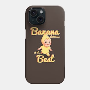 Banana Cuteness at Its Best Kawaii Anime Phone Case