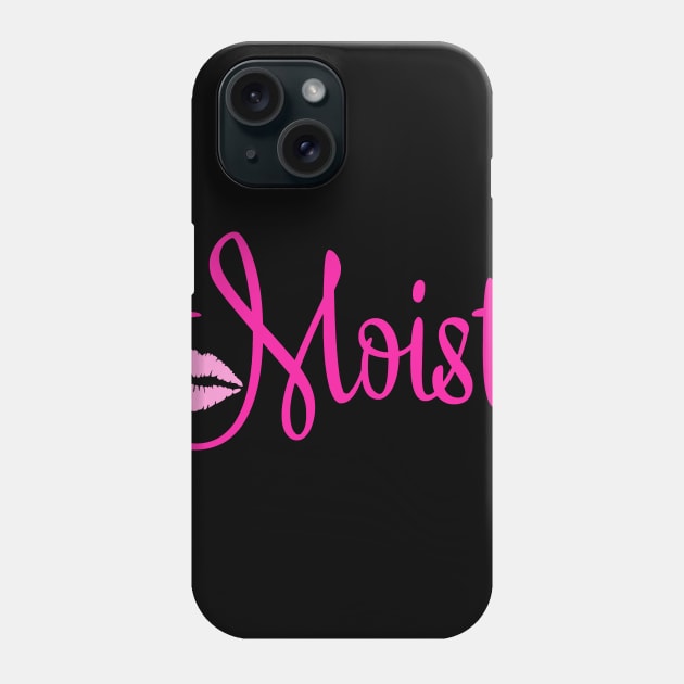 Moist T Pink Logo Phone Case by Moist T'z 