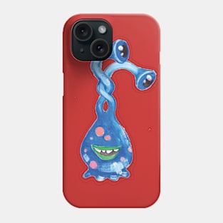 Halloween  Scary Blue Monster Phone Case