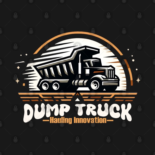 dump truck hauling innovation by AOAOCreation