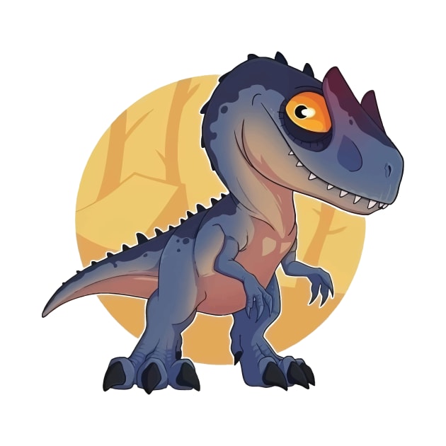 Colorful Dino by WorldDinosaurs