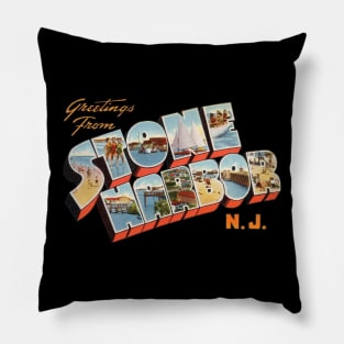 Greetings from Stone Harbor Pillow