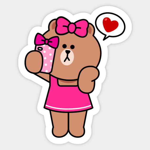 Line Friends Choco Line Friends Sticker Teepublic