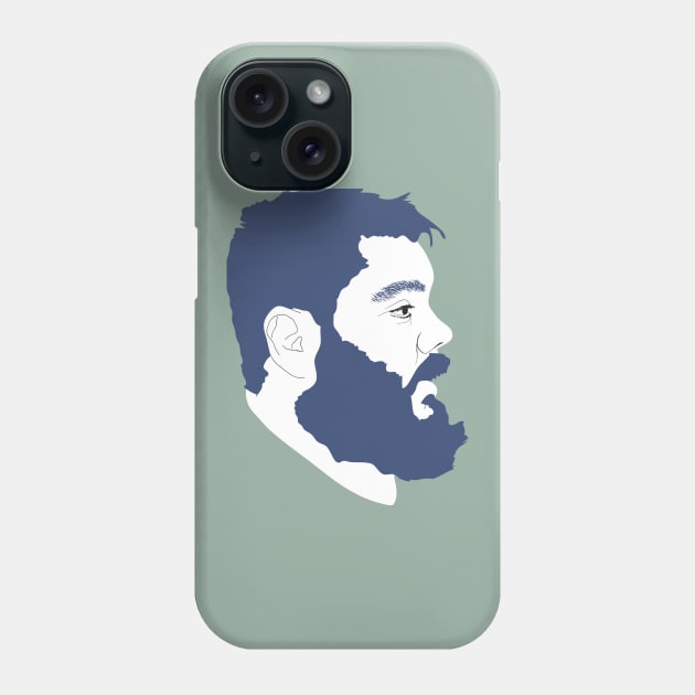 Team Blue Phone Case by Lyrical Laxatives