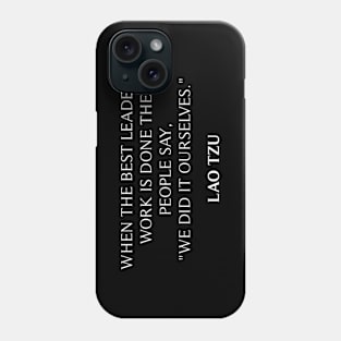 Lao Tzu's Quote Phone Case