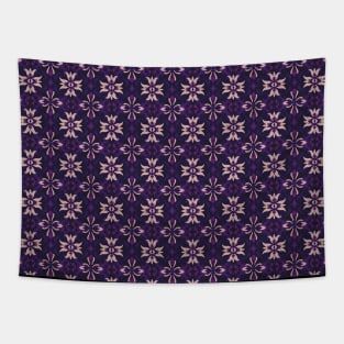 Purple Trendy Pattern V12 Tapestry