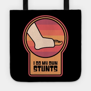 Stunts - Funny Broken Ankle Get Well Soon Gift Tote