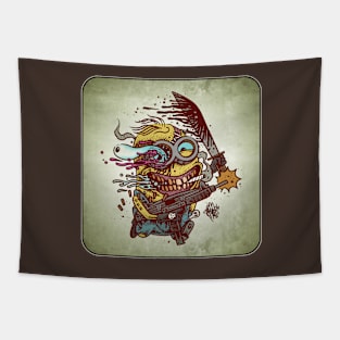 Minion on the Warpath Tapestry