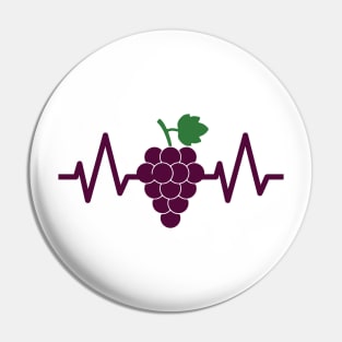 heart grapes graphic for fruit likers awesome matching couple family cute Pin