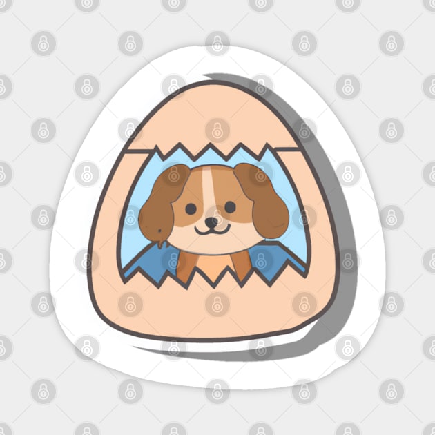 Dog in The Egg Magnet by Zachariya420