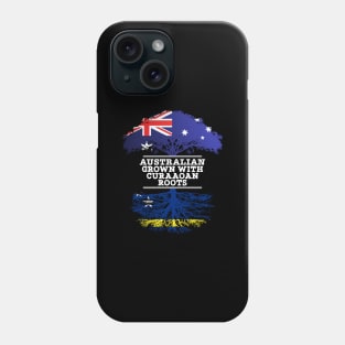Australian Grown With Curaaoan Roots - Gift for Curaaoan With Roots From Curacao Phone Case