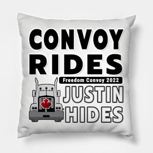 TRUCKERS FOR FREEDOM CONVOY  2022 TO OTTAWA CANADA Pillow