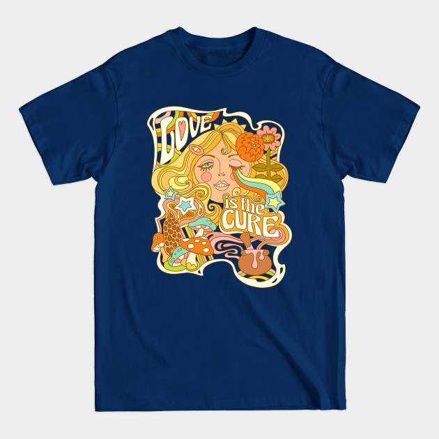 Love is the Cure - Psychedelic - T-Shirt