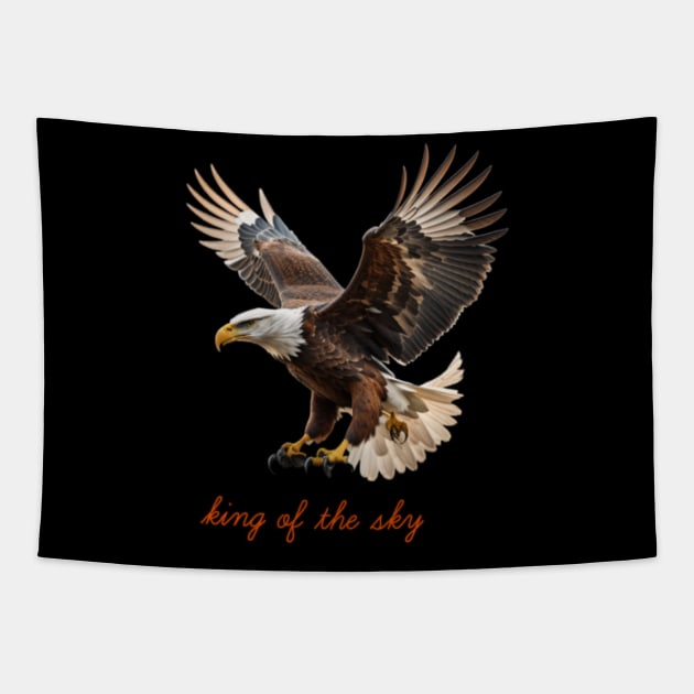 king of the sky Tapestry by Sun