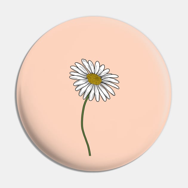 Daisy Pin by Morishasha