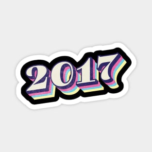 2017 Birthday Year Magnet