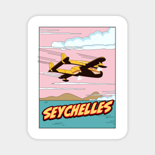 Seychelles Travel cartoon Magnet