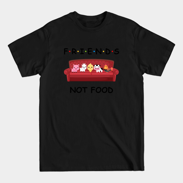 Disover Friends not food - Veganism - T-Shirt