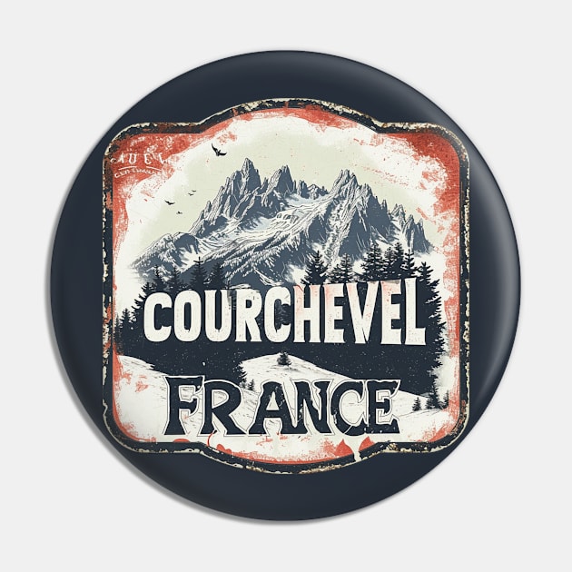 Courchevel France Pin by goodoldvintage