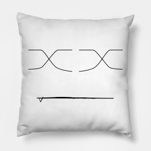 Double X Eyes Pillow