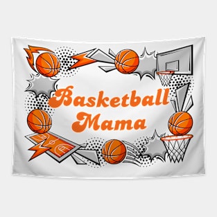 Retro Basketball Tapestry