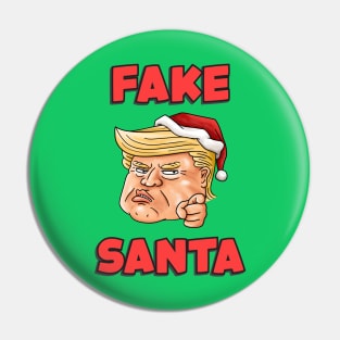 Christmas Trump Fake Santa Pin