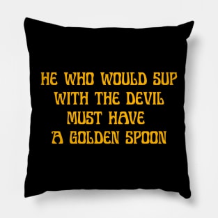 Sup With The Devil Pillow
