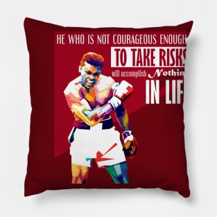 Muhammad Ali Quote Pillow