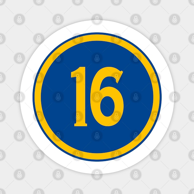 Al Attles 16 Magnet by naesha stores