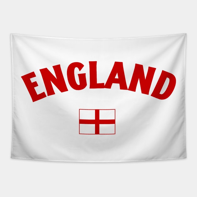 England Flag Tapestry by Issho Ni