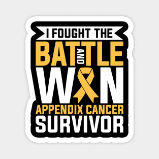 Appendix Cancer Survivor Appendix Cancer Awareness Magnet