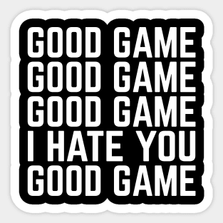 GGWP | Good Game Well Played | Game Gamer Gaming Sticker for Sale by  SocialAtrophy