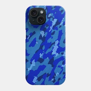 Camouflage - Blue Phone Case