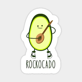 Avocado with guitar (b) Magnet