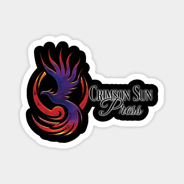 Crimson Sun Press Logo Shirt Magnet by KimbraSwain