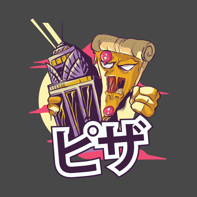 Pizza King Kong by otaku_sensei6