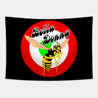 Wasp Mod Target Red bella Donna Tapestry