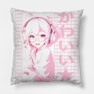 Anime Gamer Girl T-Shirt Hoodie Sticker Case Mug Apparel Wall Art Pillow Magnet Tote Bag Tapestrie Pillow