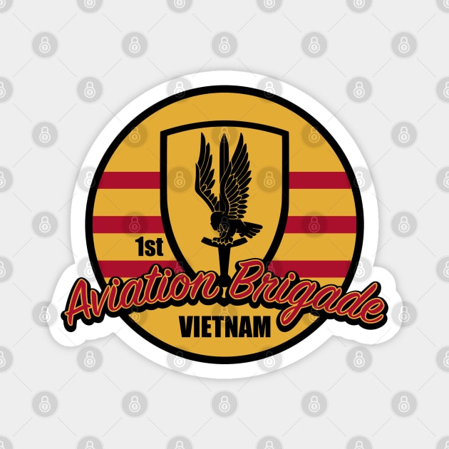 1st Aviation Brigade Vietnam Magnet by TCP