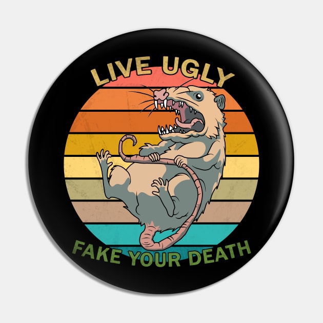 Possum - live ugly fake your death Pin by valentinahramov