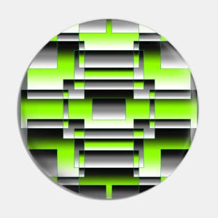 Neon- geometric abstract fade Pin