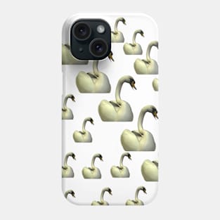 swan pattern Phone Case