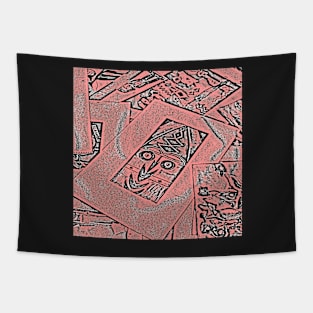 African Mask #1b Tapestry